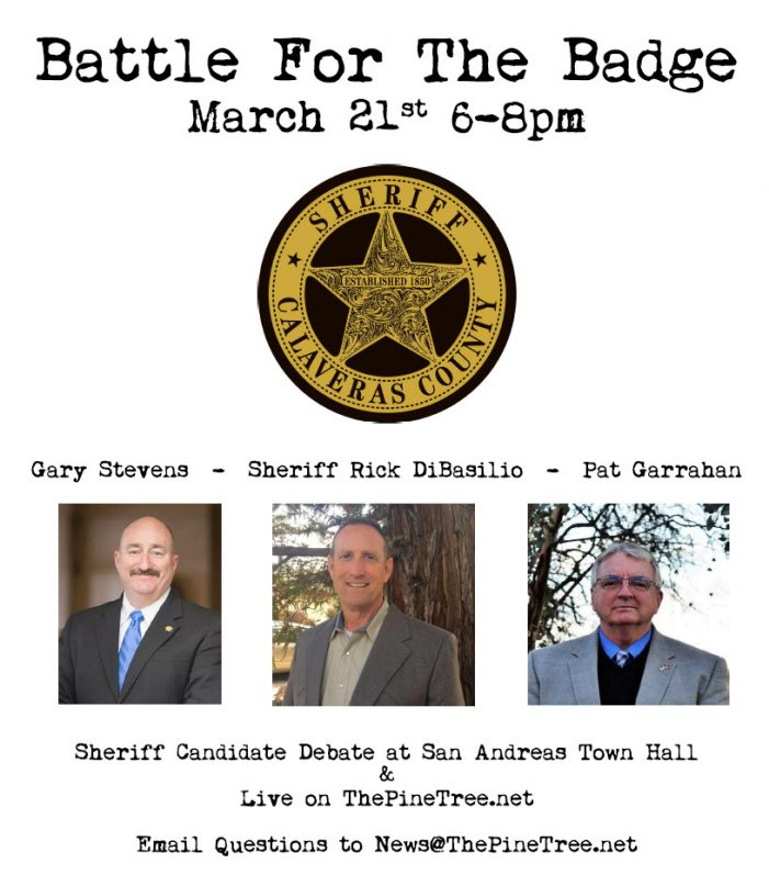 “Battle For The Badge” Live Sheriff Candidate Debate March 21st