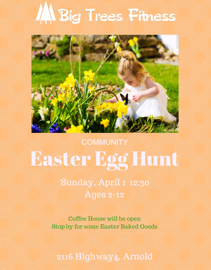 Don’t Miss The Community Easter Egg Hunt at Big Trees Fitness