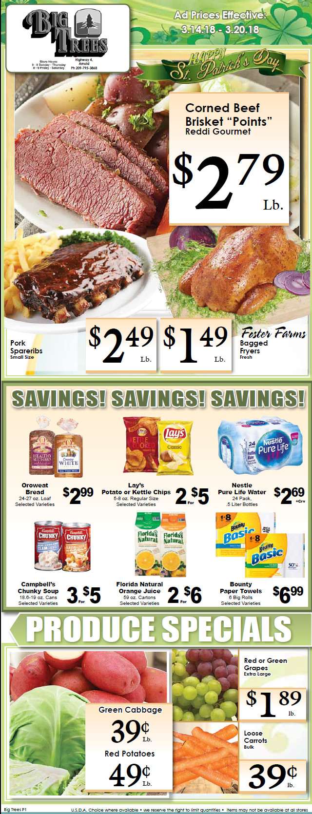 Big Trees Market Weekly Ad & Specials Through March 20th