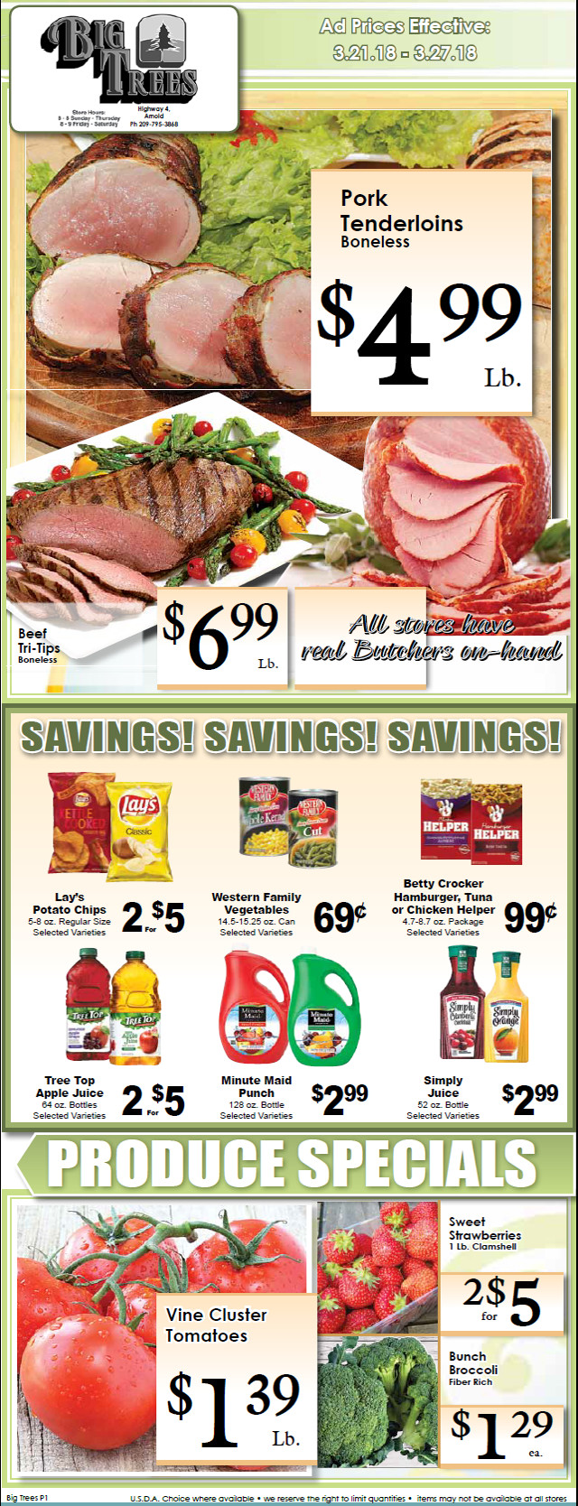 Big Trees Market Weekly Ad & Specials Through March 27th