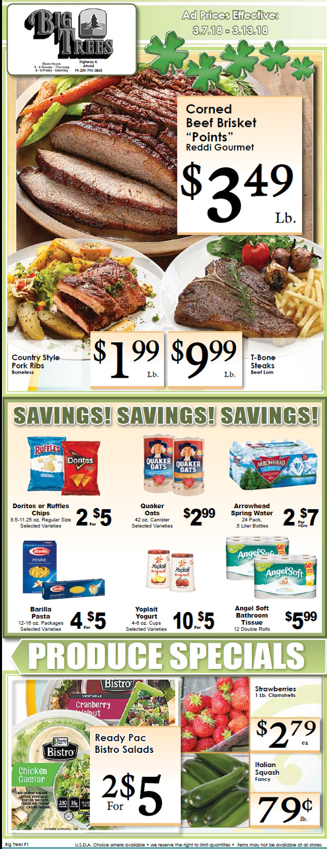 Big Trees Market Weekly Ad & Specials Through March 13th