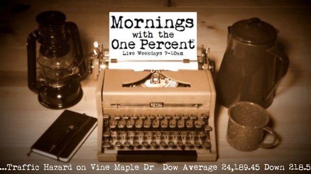 Mornings with the One Percent™ Live Weekdays 7-10am…Replays are Below