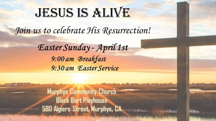 Easter Breakfast and Service at Murphys Community Church