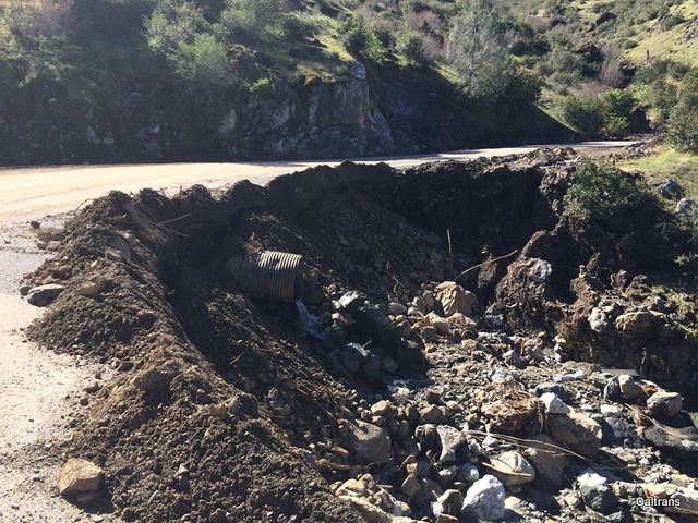 Repairs Continue to Storm Ravaged Roads in South Tuolumne & Northern Mariposa Counties.
