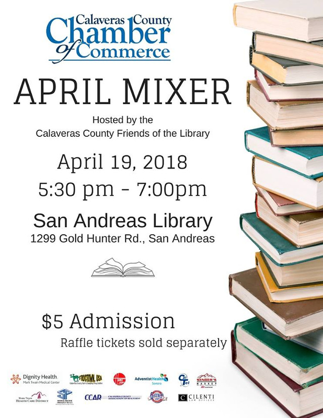 The April Chamber Mixer is Tonight at The Library