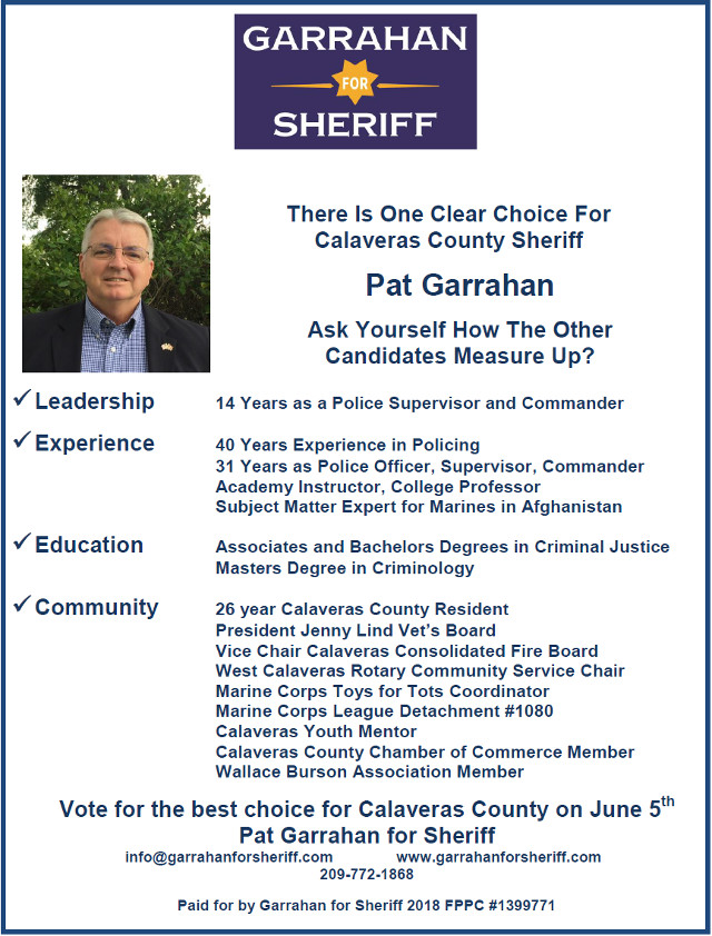 Garrahan for Sheriff 2018