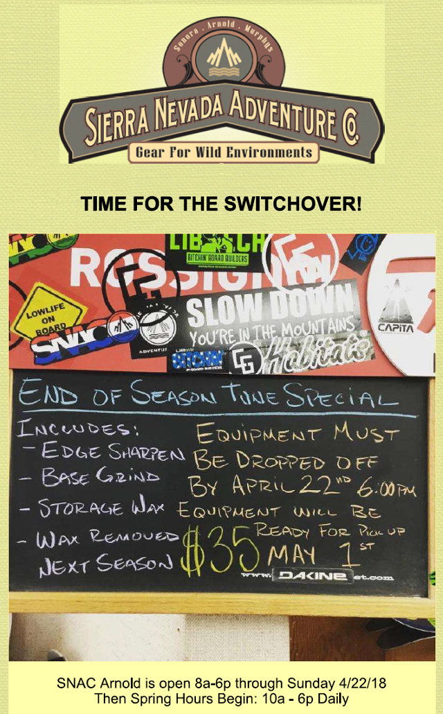 Shop Local During “Switchover” Time at SNAC