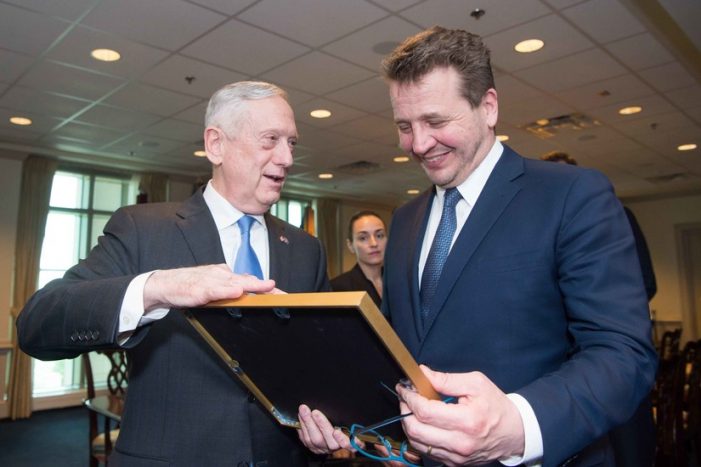 Mattis, Iceland’s Foreign Minister Discuss Increased Cooperation