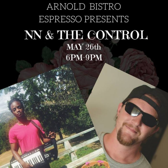 Live Music with NN & The Control at Bistro Espresso May 26th