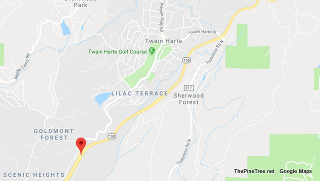 Traffic Update….Overturned Vehicle with Party Trapped Near Twain Harte Dr / Sr108
