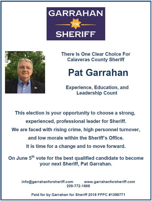 Garrahan for Sheriff 2018