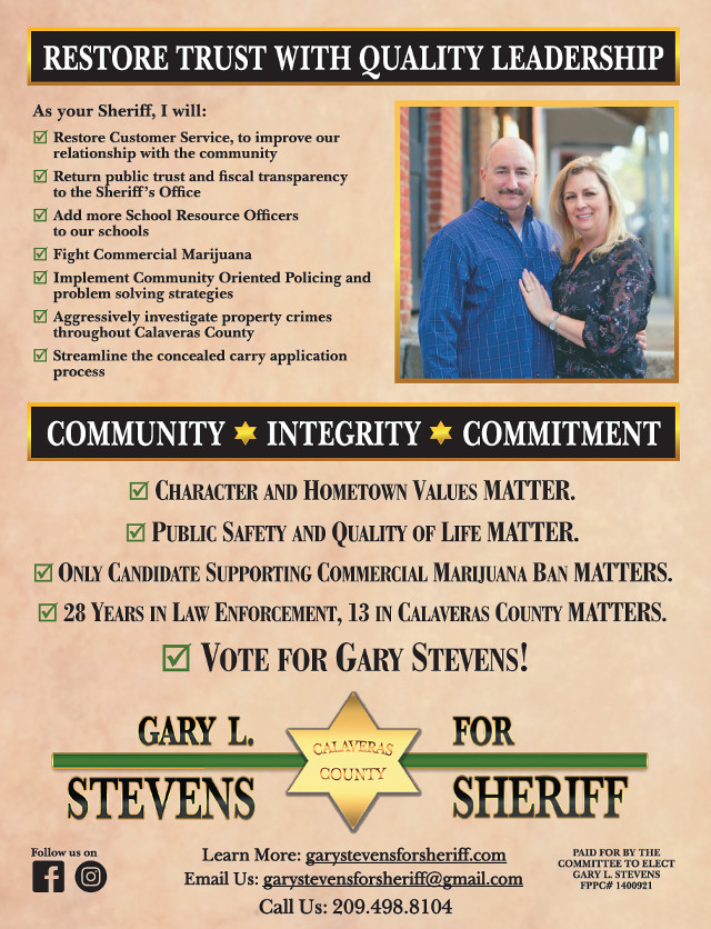 Gary Stevens For Sheriff