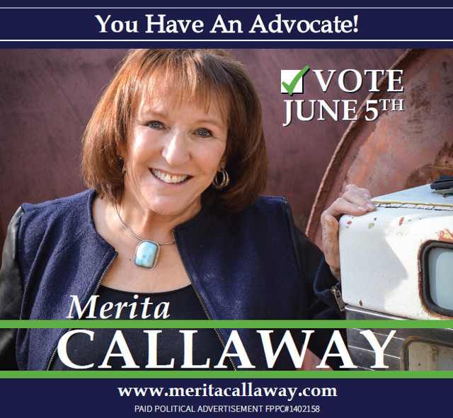You Have Advocate!  Vote Merita Callaway for Supervisor!