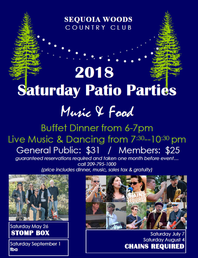 Stomp Box Kicks off Patio Party Concerts at Sequoia Woods