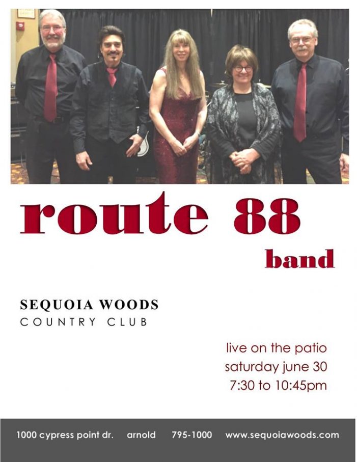 Route 88 Plays Tonight at Sequoia Woods