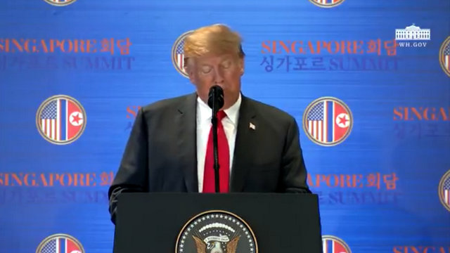 President Trump Participates in a Media Availability After Singapore Summit