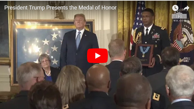 President Trump presented the Medal of Honor (posthumous) to First Lieutenant Garlin M. Conner, U.S. Army.