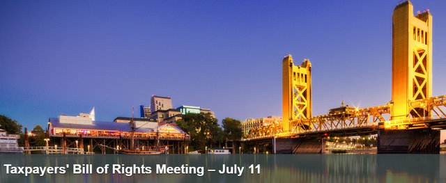 California Department of Tax and Fee Administration To Hold Taxpayers’ Bill of Rights Meeting
