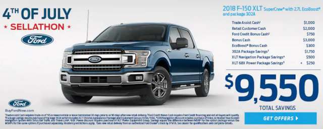 Great 4th of July Savings at Sonora Ford!
