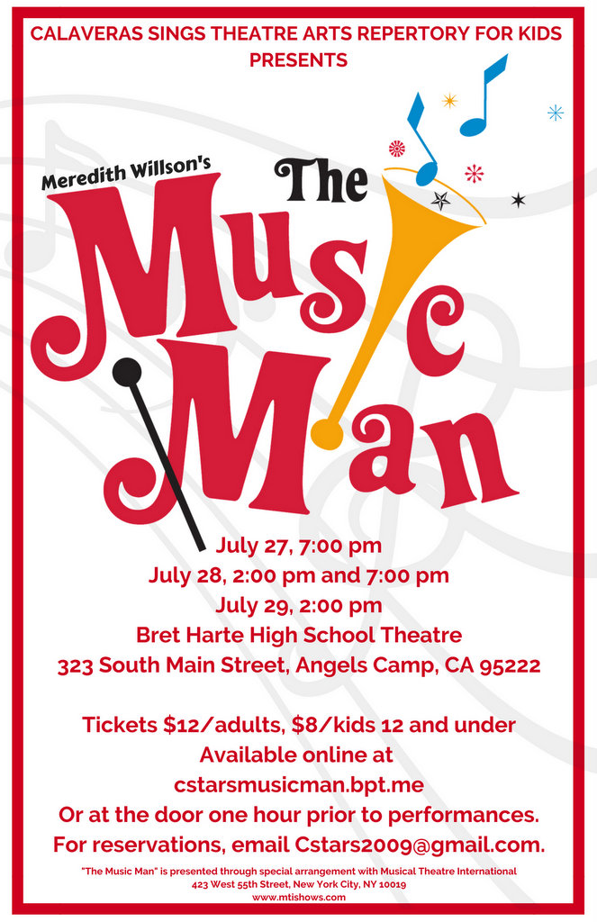 Meredith Wilson’s “The Music Man” Presented by CSTARS