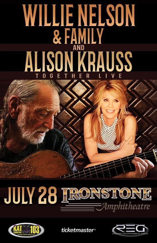 Willie Nelson & Family & Alison Krauss at Ironstone