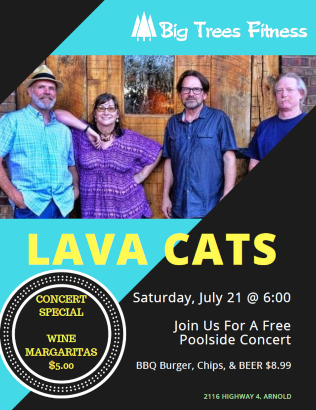 Free Concert & Pool Party Featuring The Lava Cats