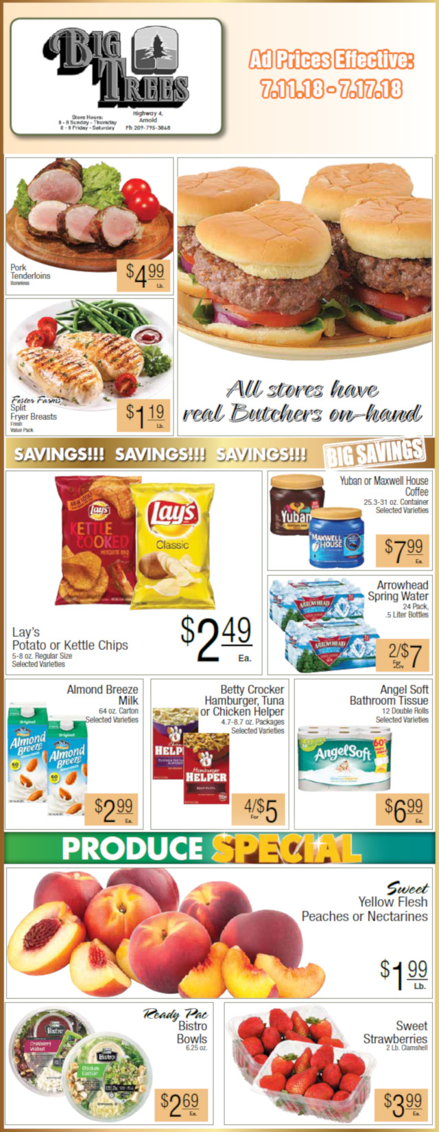 Big Trees Market Weekly Ad & Grocery Specials Through July 17th