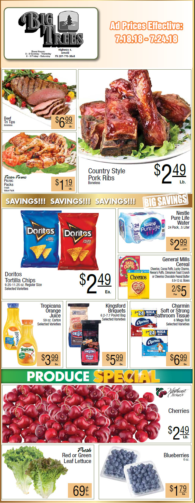 Big Trees Market Weekly Ad & Specials Through July 24th