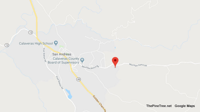 Traffic Update….Fire Reported on Mountain Ranch Road