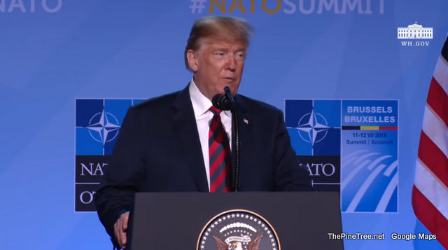 President Trump at Press Conference After NATO Summit