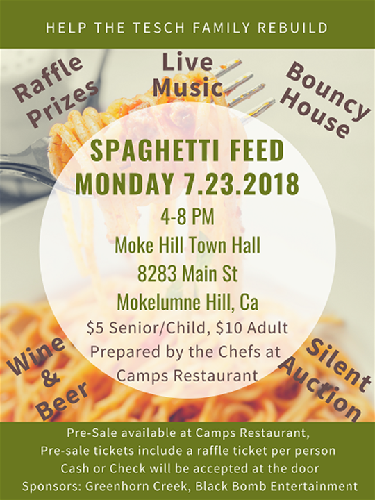 Help the Tesch Family Rebuild Spaghetti Feed