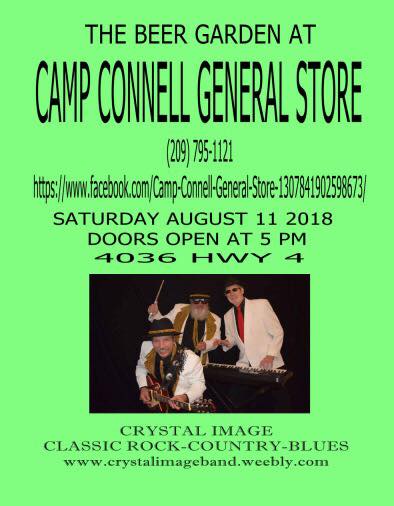 The Crystal Image Band at Camp Connell General Store’s Beer Garden.