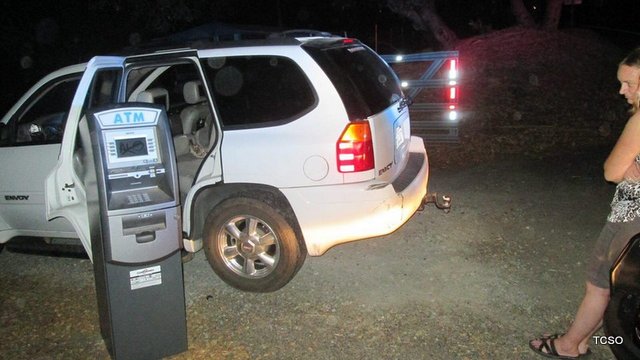 Traffic Stop Ends in Methamphetamine Off the Streets and Stolen ATM Recovered.