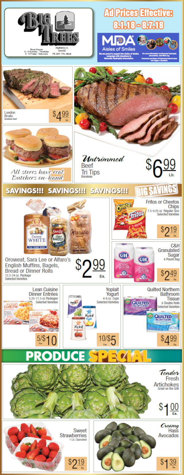 Big Trees Market Weekly Ad & Grocery Specials Through August 7th