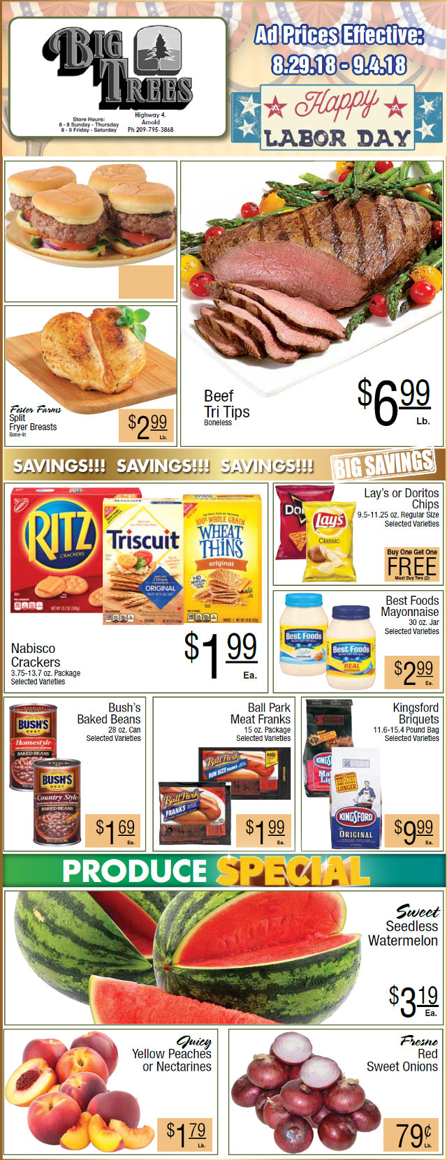 Big Trees Market Weekly Ad & Grocery Specials Through September 4th