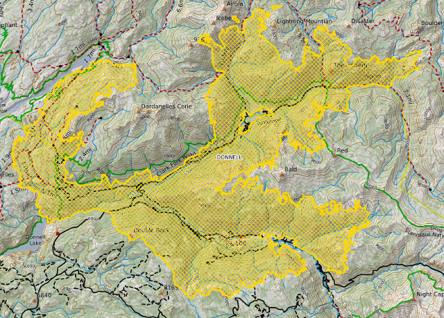 Firefighters Continue to Make Progress on Donnell Fire