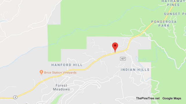 Fire Update…Fire Reported Near Hwy 4 & Red Apple Drive