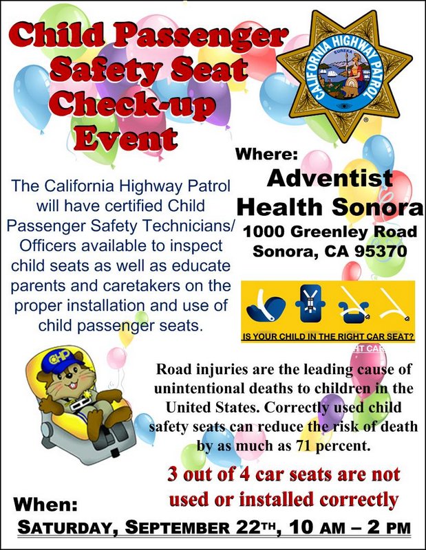 Child Passenger Safety Seat Check Event This Saturday