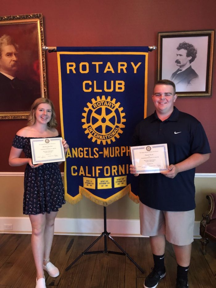 The Angels Murphys Rotary Students of The Month