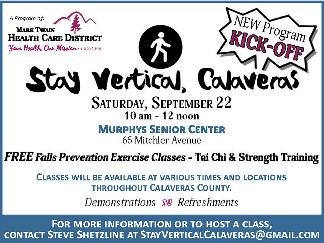Local Health Care District Saves Lives with New “Stay Vertical Calaveras” Program