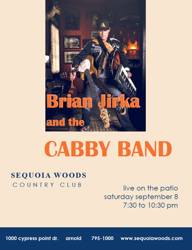 Brian Jirka & The Cabby Band at Sequoia Woods