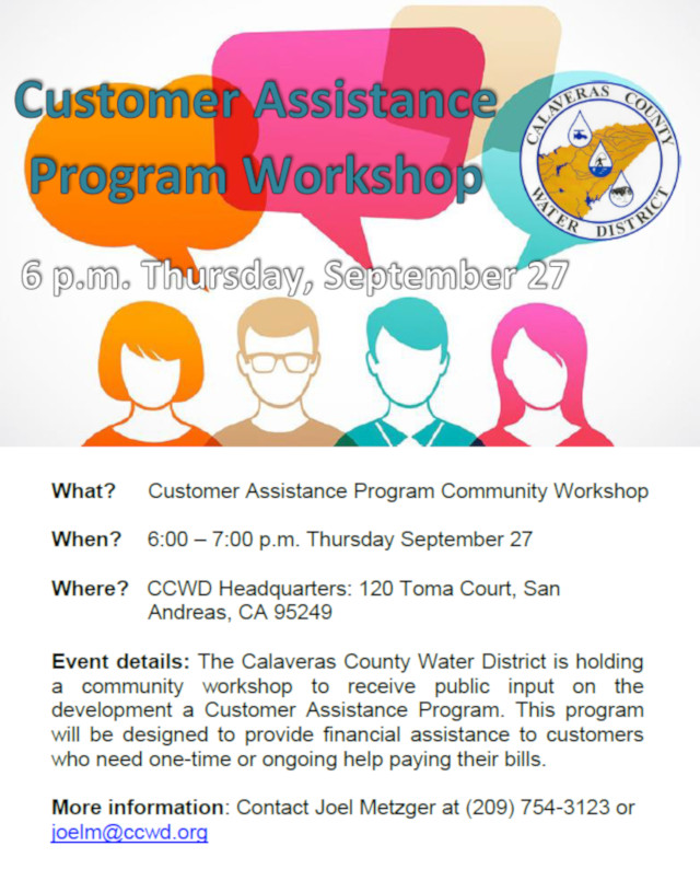 Customer Assistance Program Community Workshop