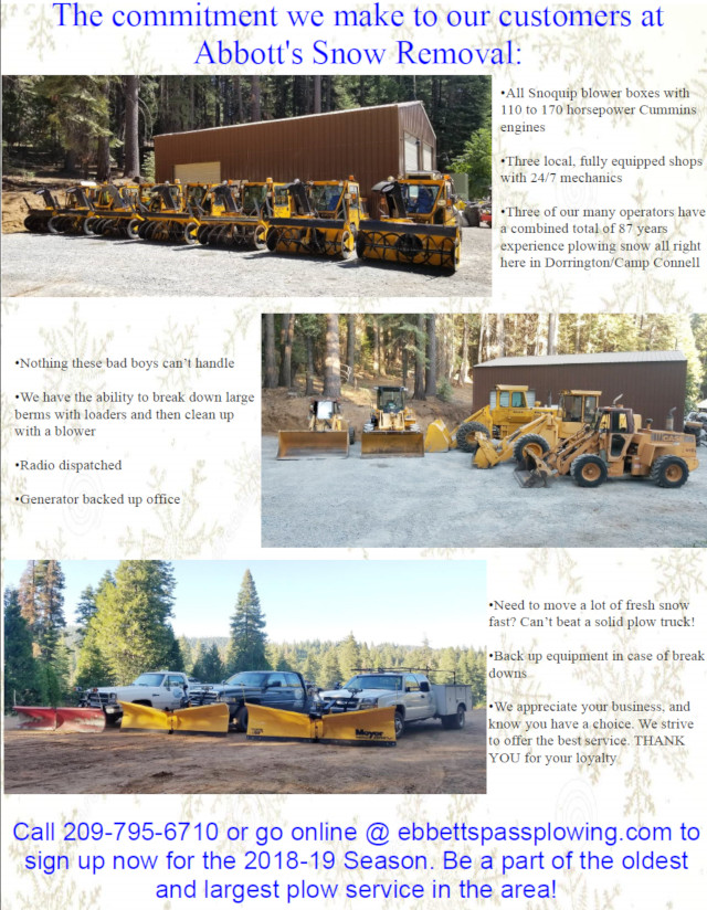 Make Your Winter Snow Removal Plans Now with Abbott’s Snow Removal