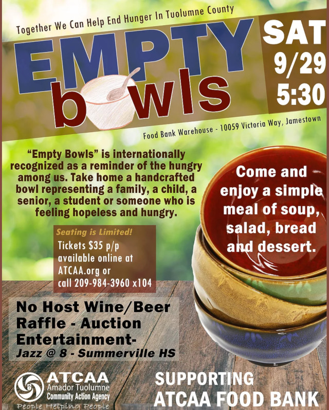 Help ATCAA Fill The Bowls at Their Inaugural Empty Bowls Event
