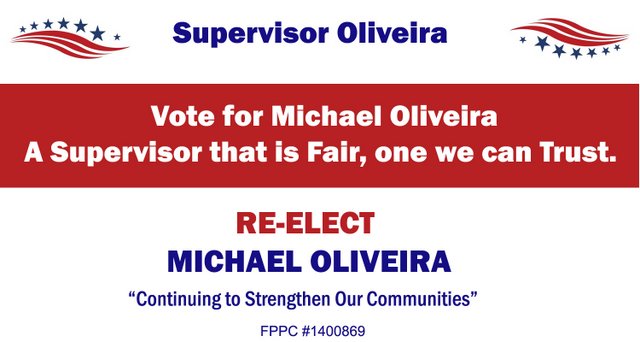 Re-Elect Michael Oliveira for Supervisor