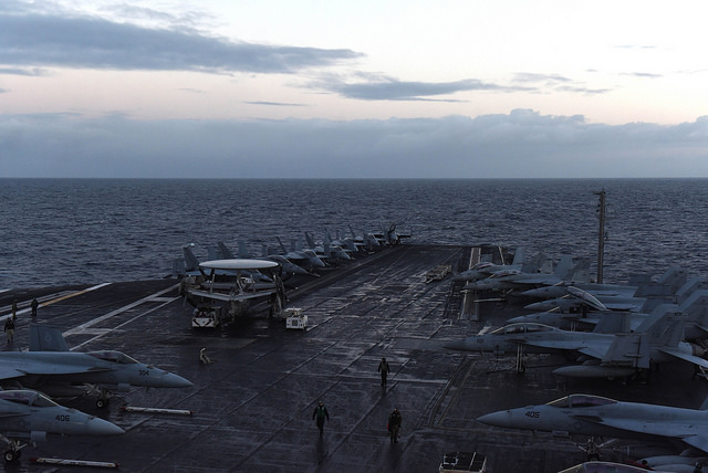 HST Carrier Strike Group Enters Arctic Circle, First Carrier in Area Since 1991