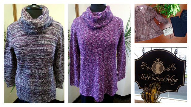 Colorful Fall Tops and Sweaters at The Clothes Mine in Angels Camp!