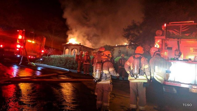 Fire Destroyed Home on Appey Way
