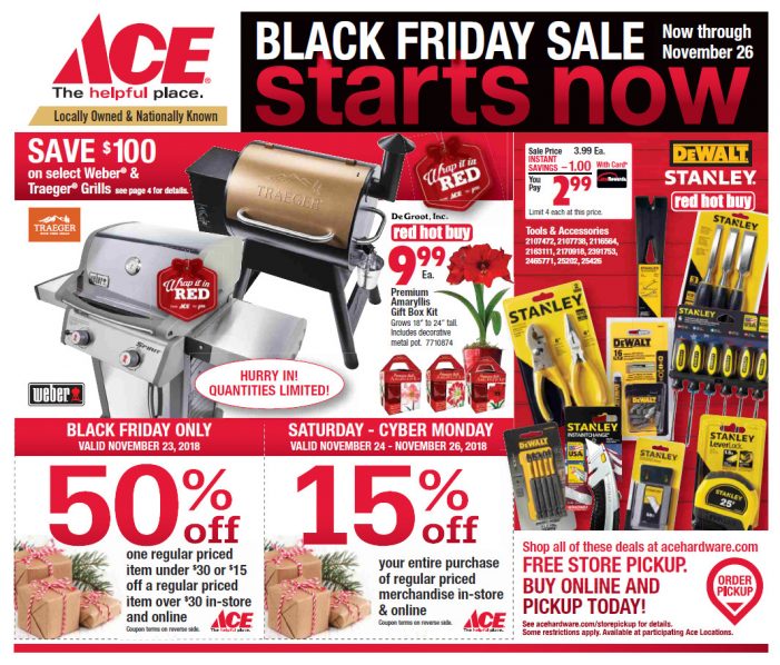 The Big Black Friday Sale is Going On Now at Arnold Ace Home Center