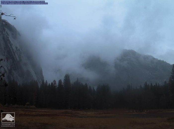 Tioga and Glacier Point Roads in Yosemite National Park Close for the Winter Season